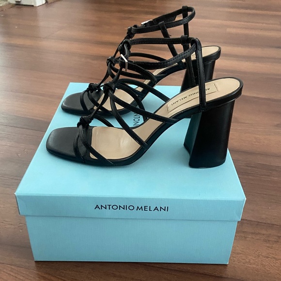 Antonio Melani Baylise Sandal Heel Size 7.5 - Women | Color: Black - Picture 2 of 4